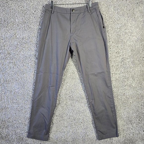 Bird Dogs Men Chino Pants 30x30 (Fits 29x28) Gray Slim Travel Office‎ Minimalist - Picture 1 of 11